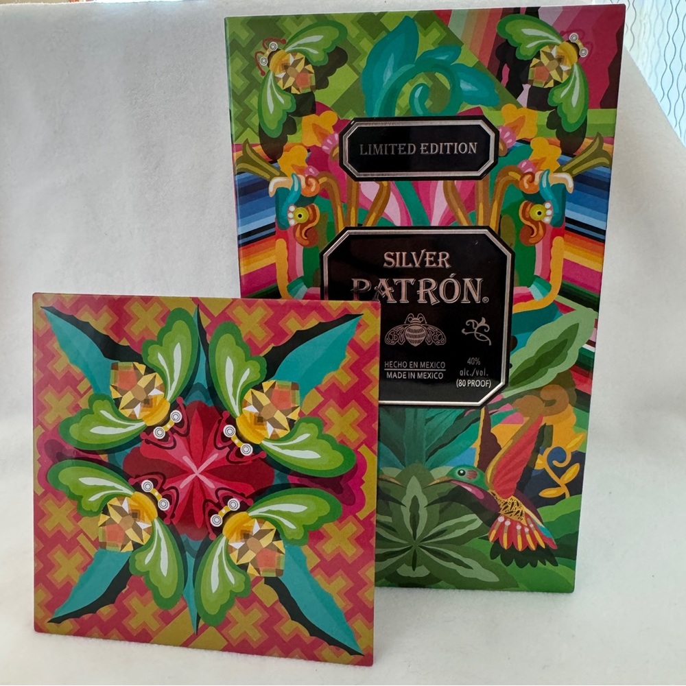 Patron Silver Tequila Tin Box Limited Edition For 750 ml Bottle Collectors - Picture 5 of 9
